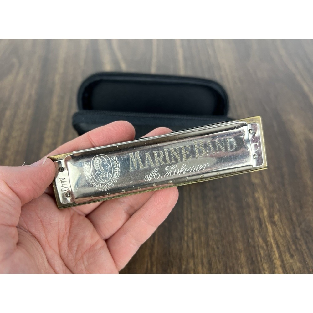 Vintage Hohner Marine Band No. 1896 Diatonic‎ Harmonica Key of C A440